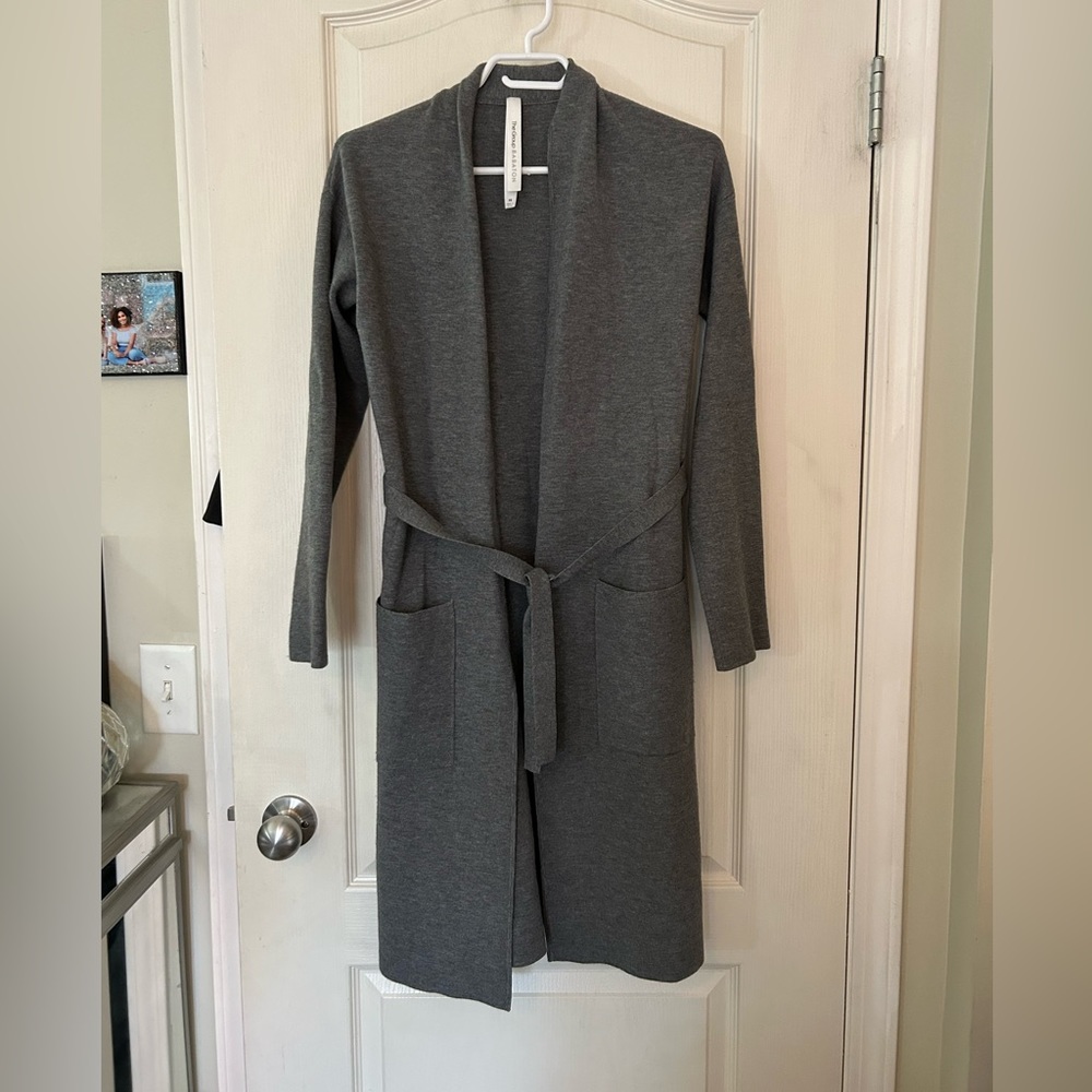 The Group Babaton Long Belted Cardigan